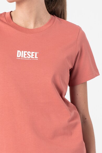 Diesel Тениска с овално деколте и лого Жени