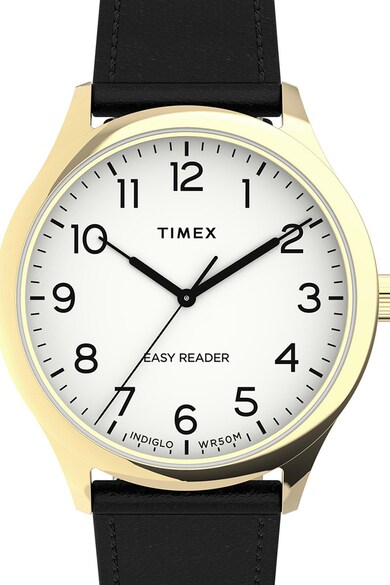 Timex Часовник Easy Reader® с кожена каишка и хронограф - 40 мм Мъже