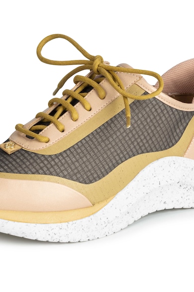 Capodarte Pantofi sport de piele ecologica si material textil cu model colorblock Femei