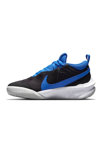 Nike Pantofi cu insertii de piele pentru baschet Team Hustle Fete