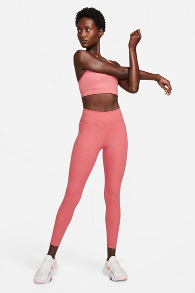 Nike Colanti cu model si tehnologie Dri-Fit, pentru fitness One Icon Clash Femei