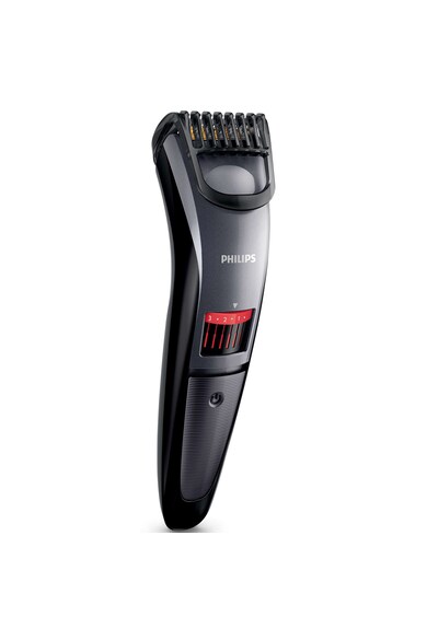 Philips Aparat de tuns barba  QT4015/16, Acumulator, 20 setari Lungime, Lame din Titan, Negru Barbati