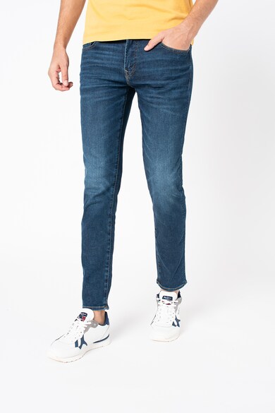 American Eagle Blugi skinny cu aspect decolorat Airflex 360 Barbati