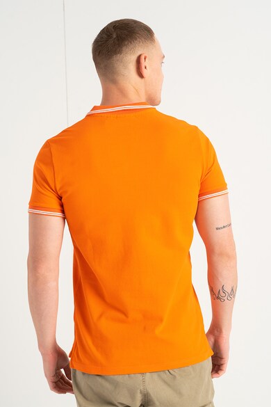 SUPERDRY Tricou polo din material pique cu terminatii contrastante Code Barbati