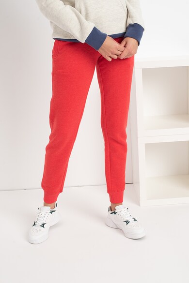 SUPERDRY Pantaloni sport cu croiala conica si buzunare laterale Vintage Femei