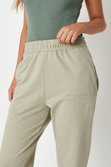 Missguided Pantaloni sport cu logo brodat Femei