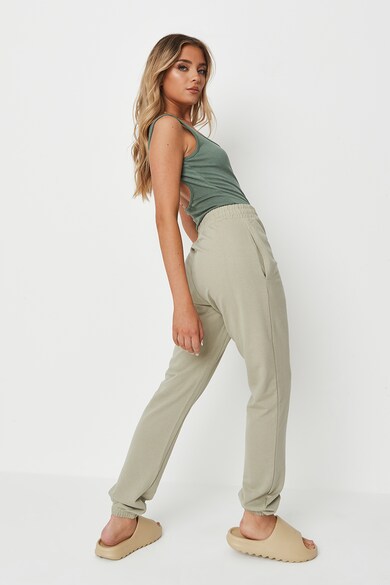 Missguided Pantaloni sport cu logo brodat Femei