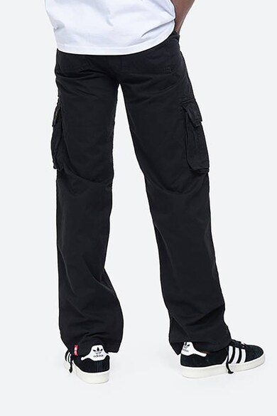 ALPHA INDUSTRIES Pantaloni cargo de bumbac cu logo Barbati