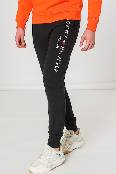 Tommy Hilfiger Húzózsinóros jogger nadrág hímzett logóval férfi