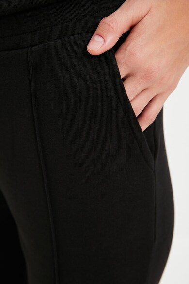 Trendyol Pantaloni sport de bumbac organic cu buzunare oblice Femei