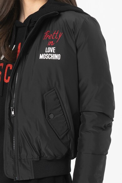 Love Moschino Geaca bomber cu buzunare oblice Femei