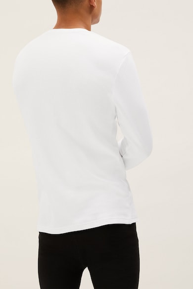 Marks & Spencer Домашна рипсена блуза с овално деколте Мъже