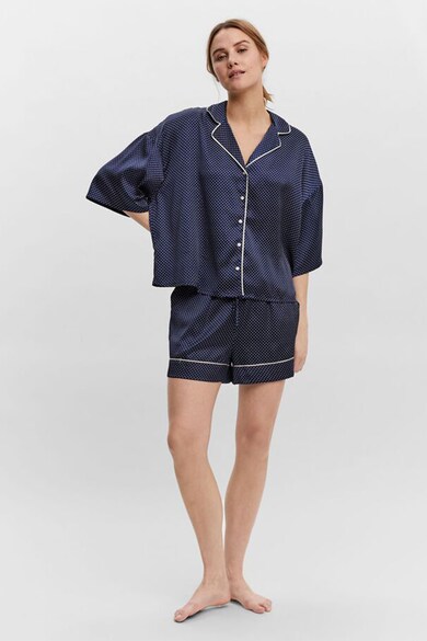 Vero Moda Pijama din satin cu imprimeu cu buline Femei