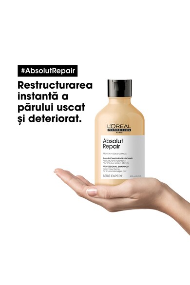 L'Oreal Professionnel L'Oréal Professionnel Serie Expert ABSOLUT REPAIR ajándék szett sérült haj ápoláshoz: sampon, 300 ml + maszk, 250 ml + leave-in olaj, 90 ml férfi