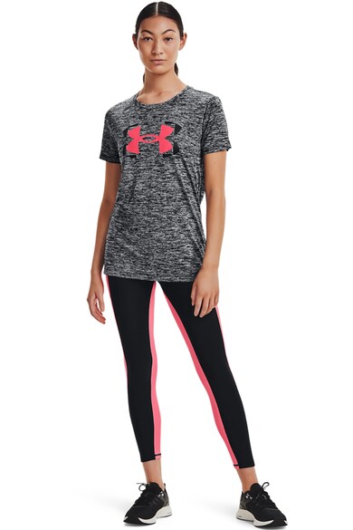 Under Armour Colanti crop cu banda aderenta in talie, pentru fitness Femei