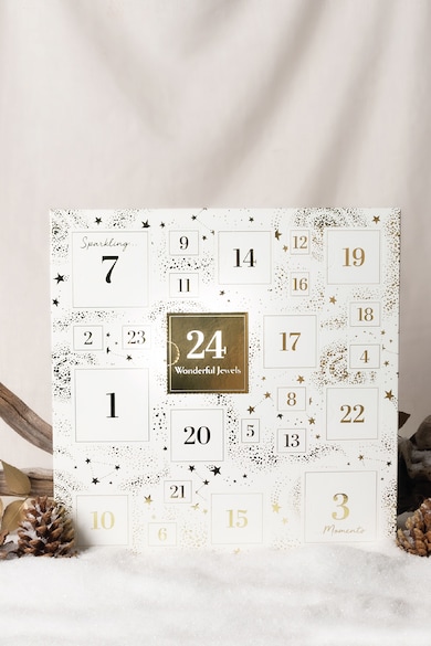 Advent Calendar Set de bijuterii cu tematica de Craciun - 24 piese Femei