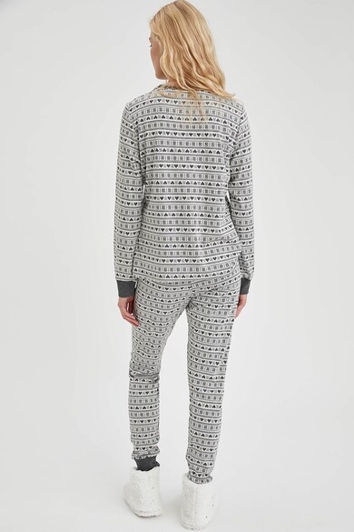 DeFacto Pantaloni de pijama cu model grafic Femei