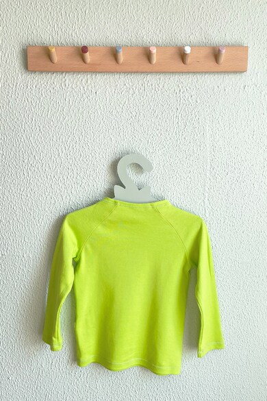 Josette Bluza de bumbac organic cu maneci raglan Fete