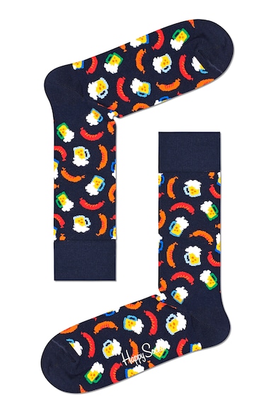 Happy Socks Uniszex mintás hosszú szárú zokni szett - 2 pár férfi