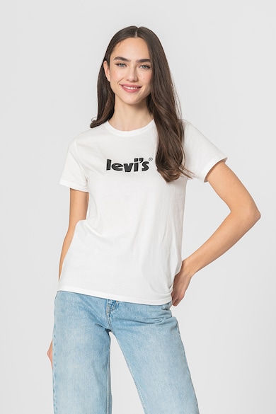 Levi's Pamut póló, normál fazonú, logóval női