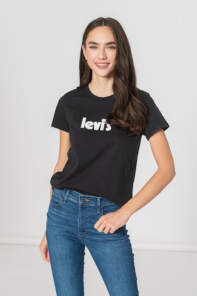 Levi's Pamut póló, normál fazonú, logóval női