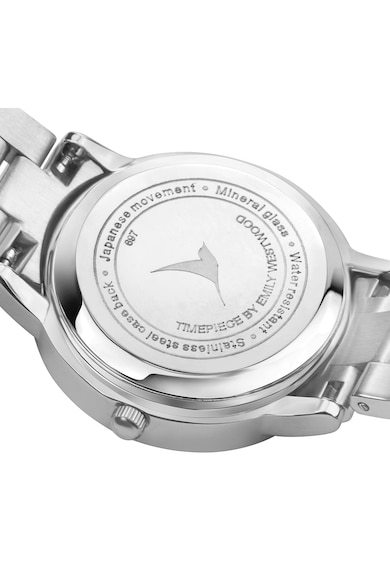Emily Westwood Овален часовник с иноксова верижка Жени