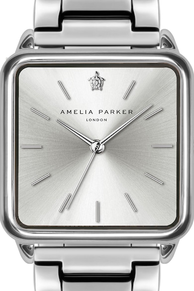 Amelia Parker Квадратен часовник с мрежеста верижка Жени