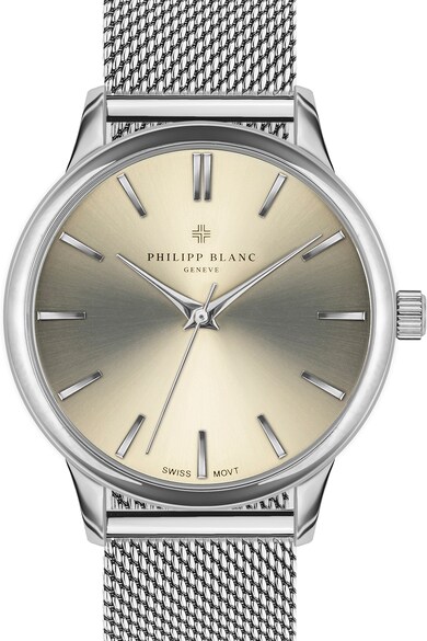 Philipp Blanc Унисекс часовник с мрежеста верижка Мъже