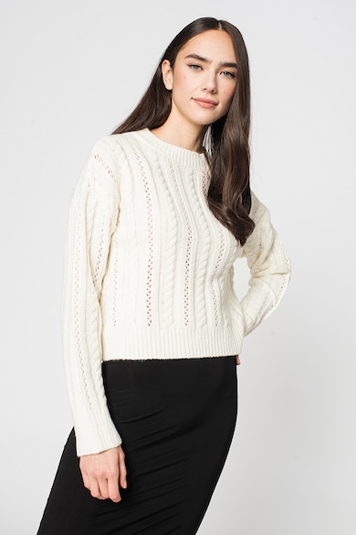 Missguided Пуловер с ажур и плетка осморка Жени