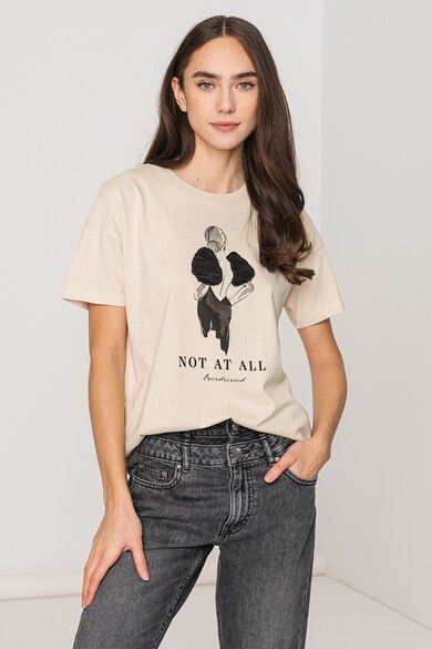 Only Tricou din bumbac cu imprimeu grafic Karen Femei