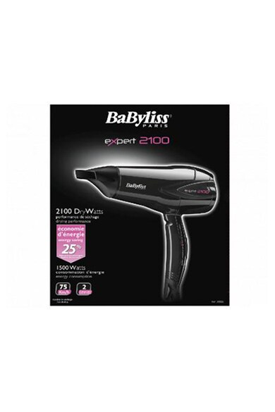 BaByliss Uscator de par   Expert, 3 nivele de temperatura, 2100W, black Femei