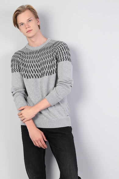 COLIN'S Памучен пуловер с ръкави реглан Мъже