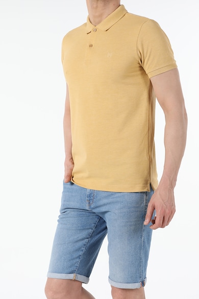 COLIN'S Памучна тениска с яка и къси ръкави Мъже