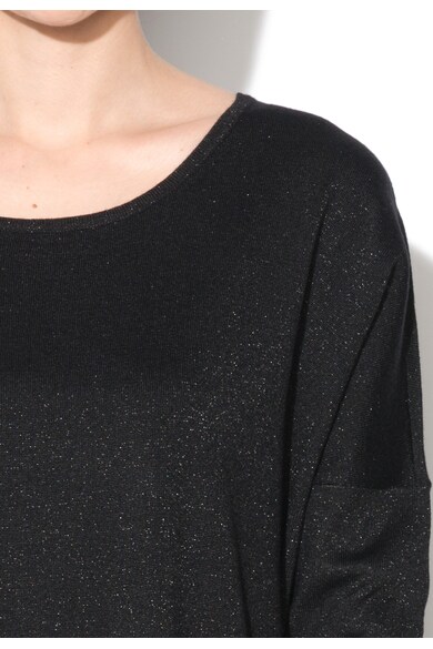 Vero Moda Bluza neagra cu insertii din lurex Glory Femei