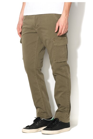 New Zealand Auckland Pantaloni cargo regular fit verde oliv Larry Barbati