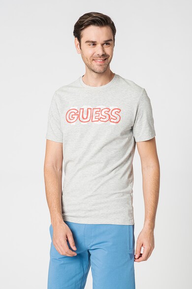 GUESS JEANS Тениска с памук и принт Мъже