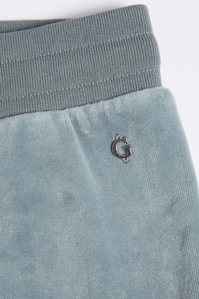 GUESS Pantaloni sport catifelati cu snur in talie Femei