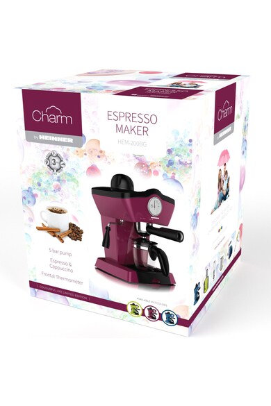 Heinner Espressor manual  Charm HEM-200, 800W, 250ml, 3.5 bar Femei