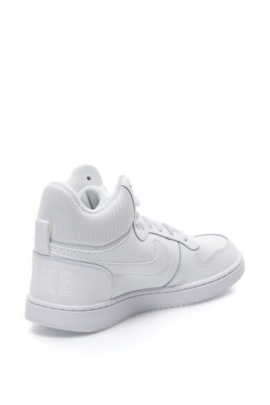 Nike Pantofi sport mid-high cu garnituri de piele peliculizata Court Borough Barbati