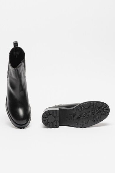 Love Moschino Botine Chelsea din piele Femei