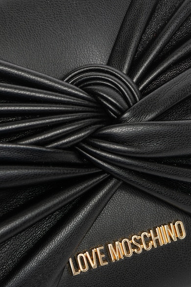 Love Moschino Műbőr borítéktáska csavart részlettel és láncos pánttal női