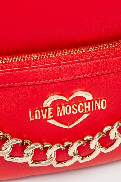 Love Moschino Műbőr hátizsák láncos részlettel női