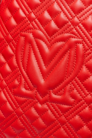 Love Moschino Rucsac de piele ecologica cu garnituri matlasate Femei