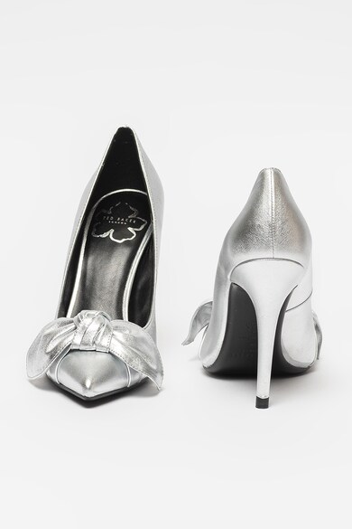 Ted Baker Pantofi de piele cu aspect metalizat Silvey Femei