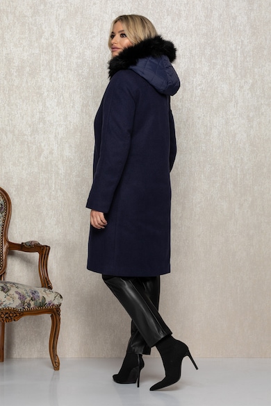 BAROCCA Kapucnis gyapjútartalmú kabát női