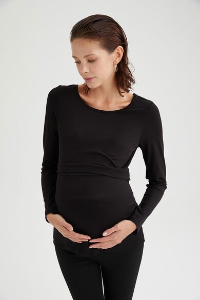 DeFacto Set de bluza cu decolteu la baza gatului, pentru gravide - 2 piese Femei