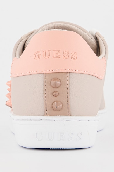 GUESS Pantofi sport din piele si piele ecologica cu tinte Jacobb Femei