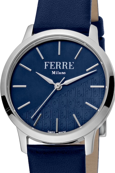 Ferre Milano Часовник с кожена каишка Жени