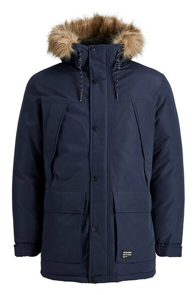 Jack & Jones Geaca parka cu gluga cu garnitura de blana sintetica Super Barbati