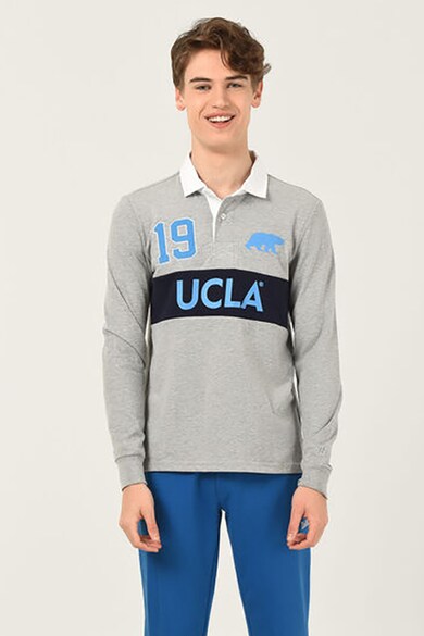 UCLA Bluza polo cu imprimeu logo Delmar Barbati
